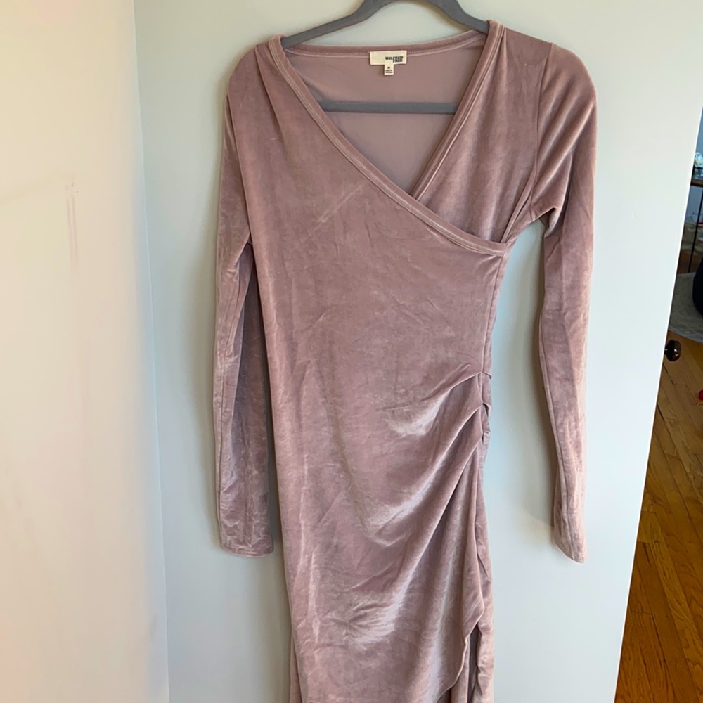 Asymmetrical Velvet dress from Wilfred Free